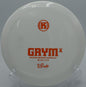 "Grym-X distance driver, great for technical throws and consistent finishes in Pittsburgh, PA."
