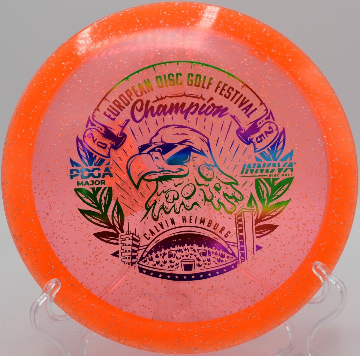 Metal Flake Champion Eagle (Calvin Heimburg EDGF Commemorative) - Flexline Discs - 70928805298717