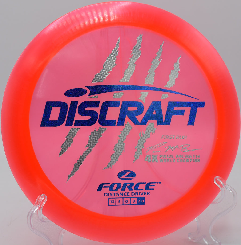 Power hyzer with a Z Force at North Boundary Park Disc Golf Course in Cranberry Township, Pennsylvania.

