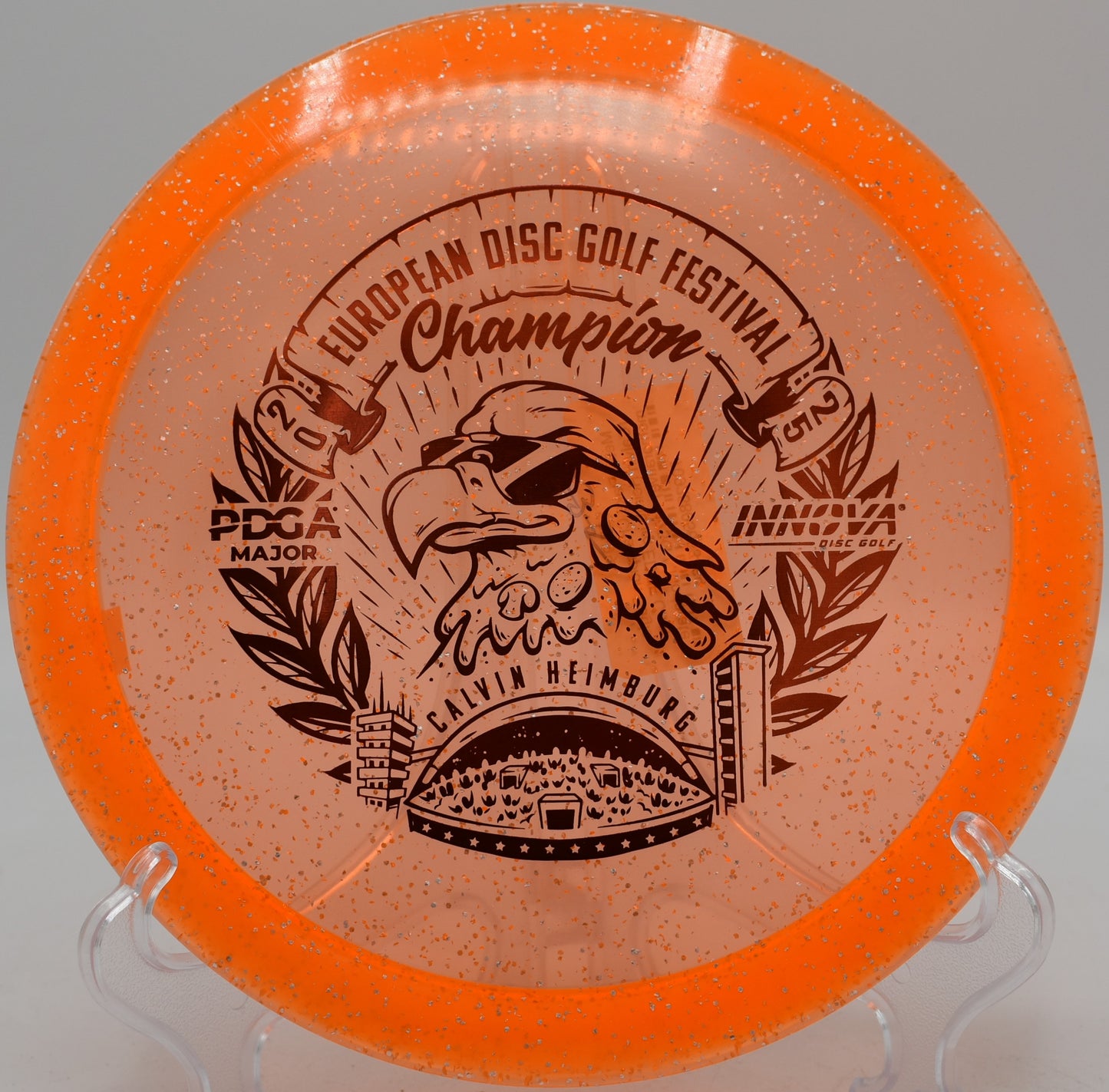Champion Eagle held clean on uphill fairway at Sunnyside DGC in Yakima, Washington

