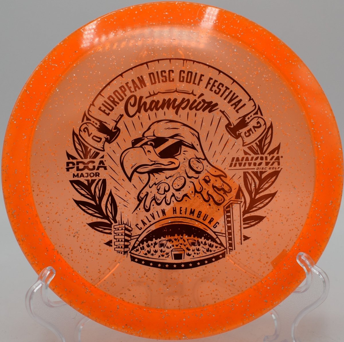 Metal Flake Champion Eagle (Calvin Heimburg EDGF Commemorative) - Flexline Discs - 70928805900893