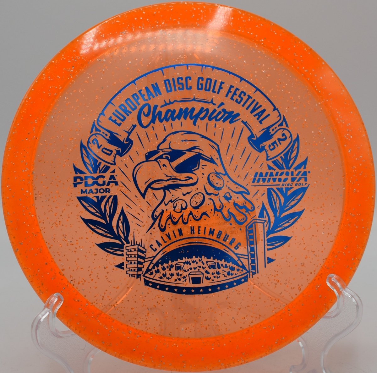 Metal Flake Champion Eagle (Calvin Heimburg EDGF Commemorative) - Flexline Discs - 70928806122877