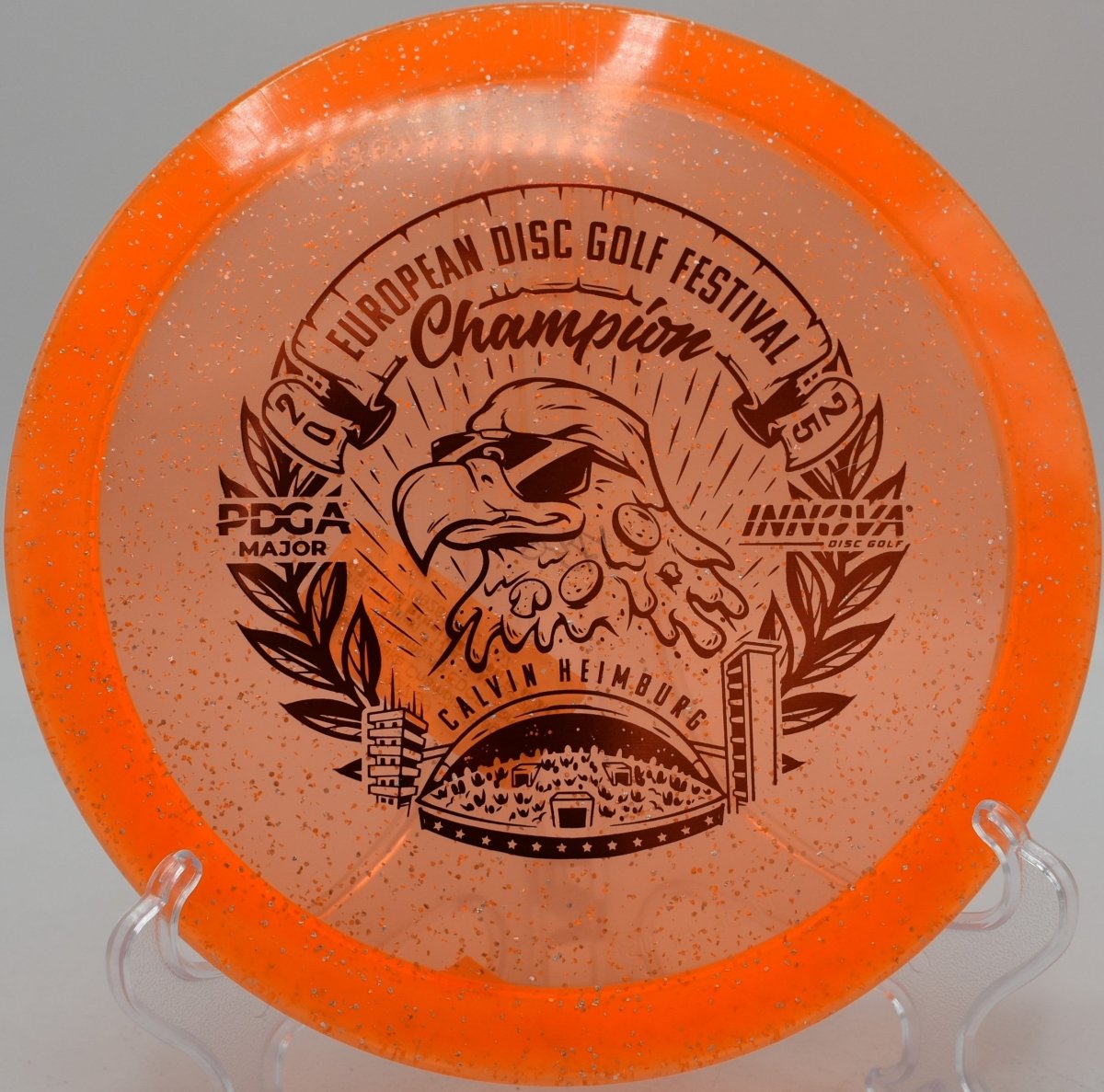 Metal Flake Champion Eagle (Calvin Heimburg EDGF Commemorative) - Flexline Discs - 70928806427357