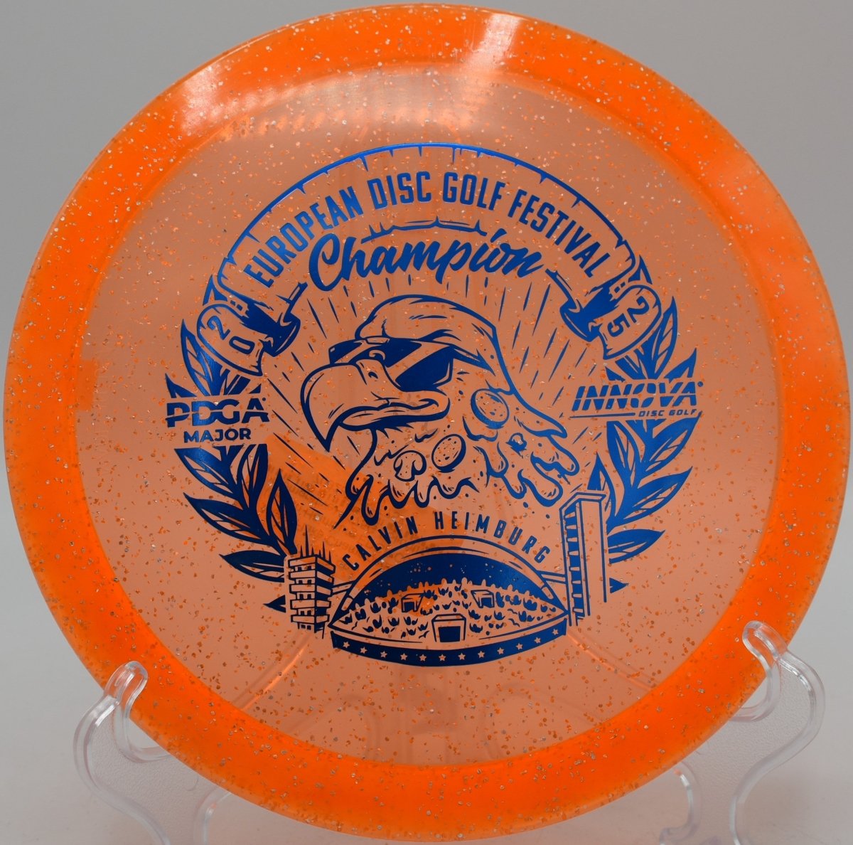 Metal Flake Champion Eagle (Calvin Heimburg EDGF Commemorative) - Flexline Discs - 70928806565757