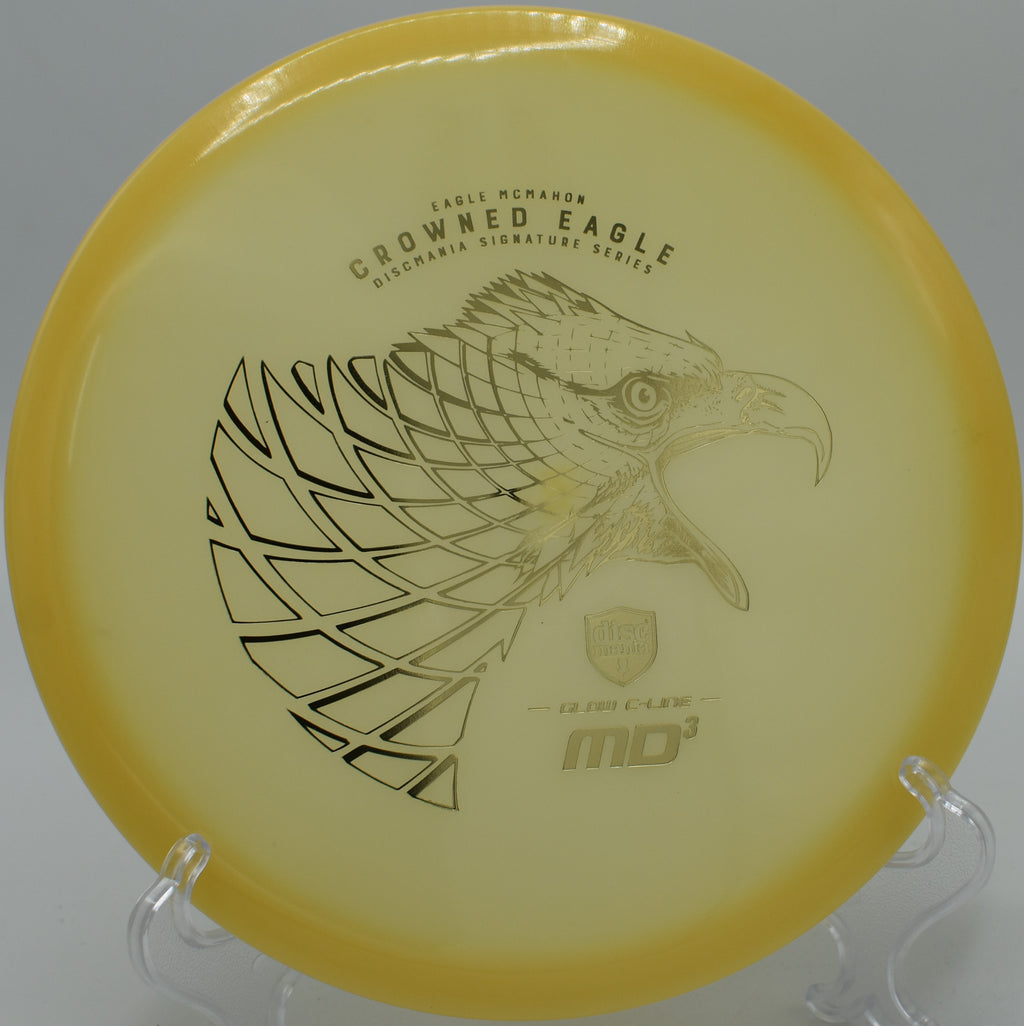 "Glow MD3 Crowned Eagle, a must-have for smooth, controlled disc golf throws, available in Dallas, TX."
