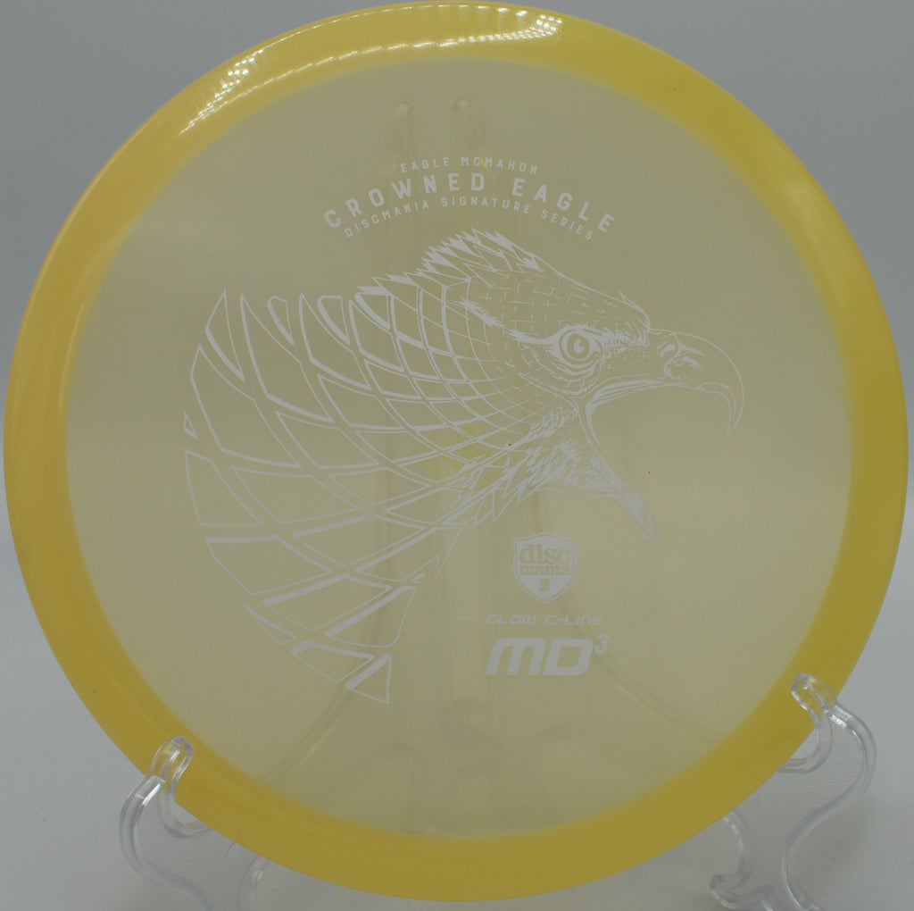 "Crowned Eagle Glow MD3 midrange disc, trusted for dependable lines, now at shops in Atlanta, GA."

