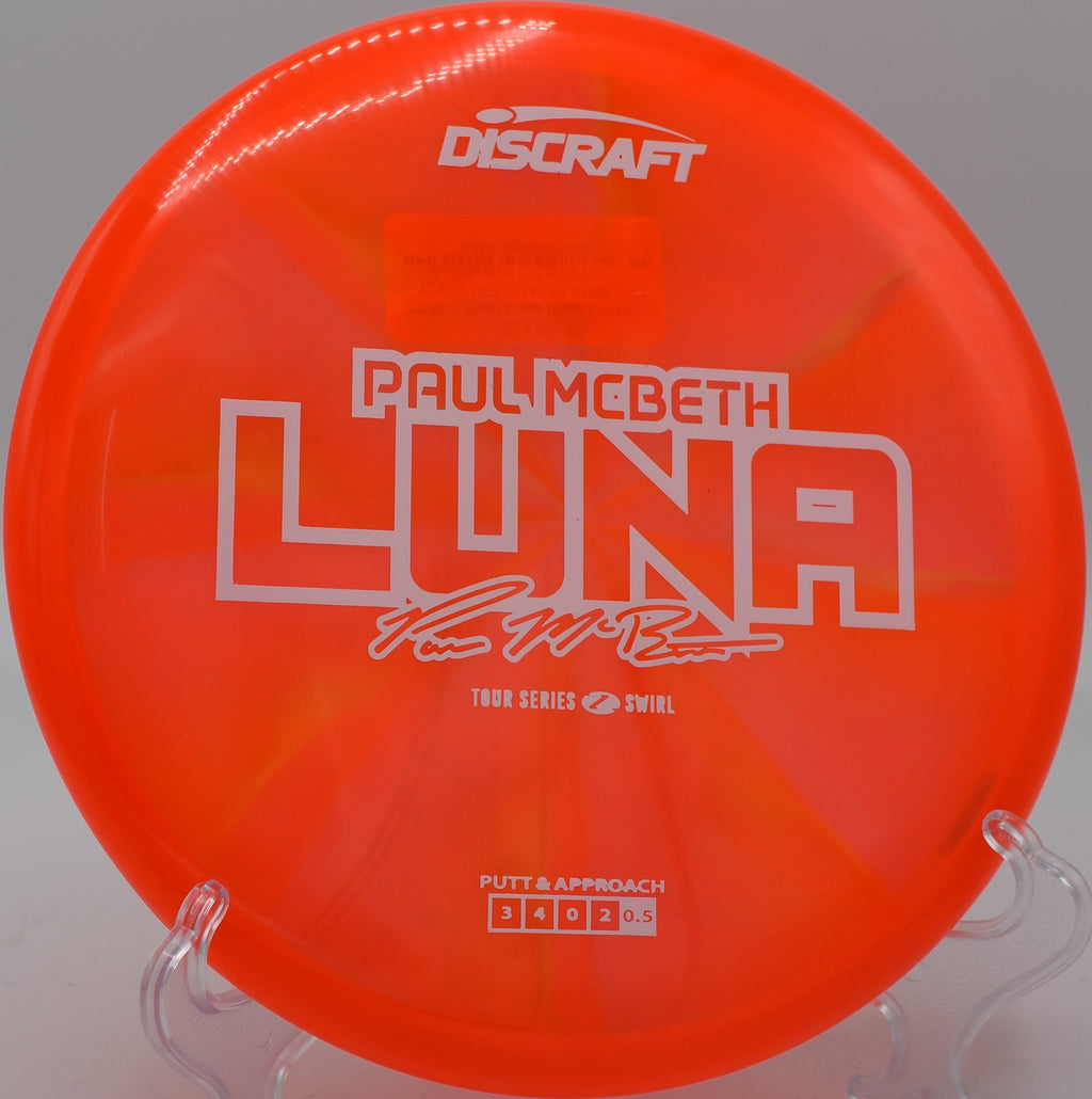 Z Swirl Luna sailing with a touch of glide at Winthrop Gold Course in Rock Hill, South Carolina.


