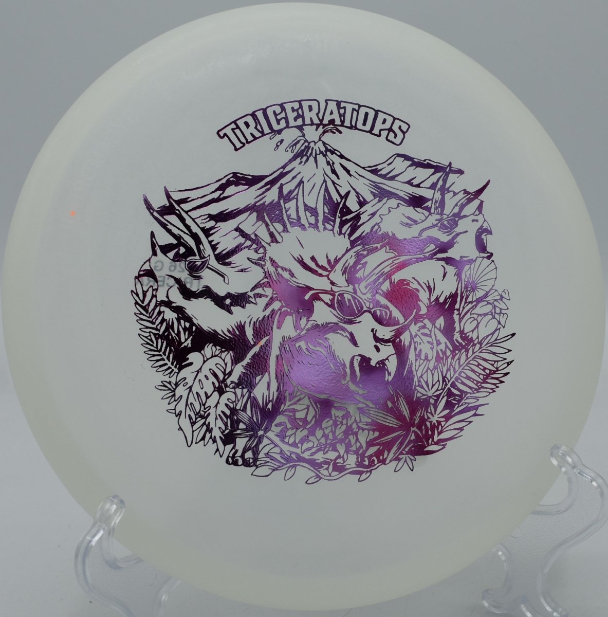Egg Shell Glow Triceratops - Flexline Discs - 10029051565021
