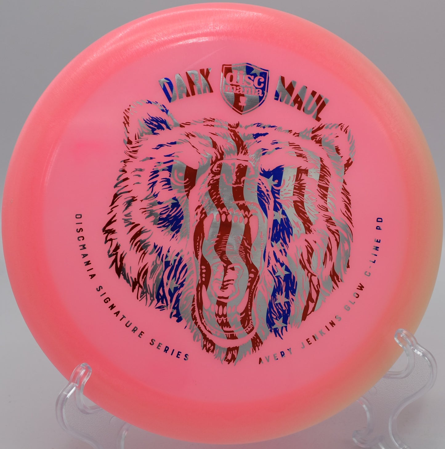 "Dark Maul Glow PD driver disc for disc golf, perfect for powerful, controlled throws and night rounds, available in Las Vegas, NV."
