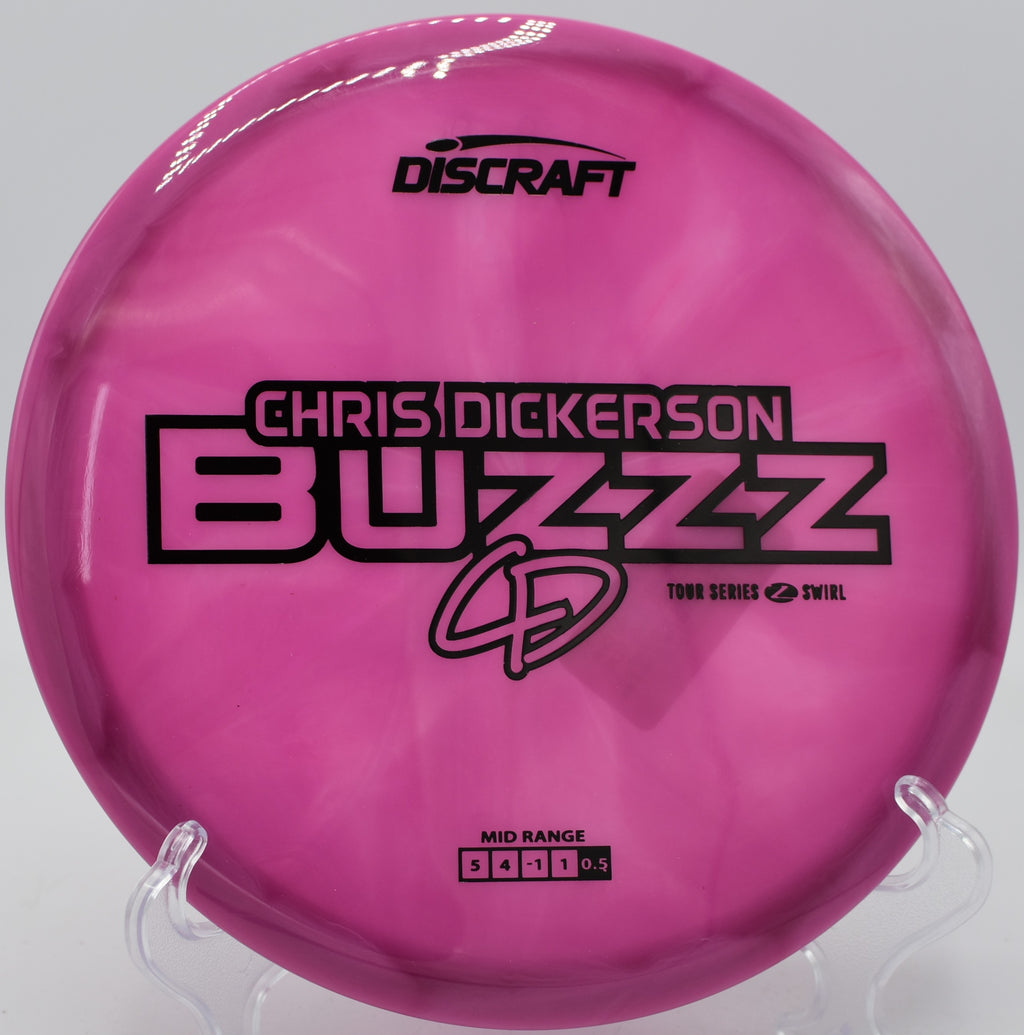Player flicking a Z Swirl Buzzz forehand at Waller Mill Park in Virginia.

