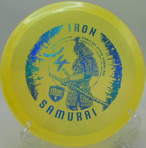 "Experience unparalleled shot-shaping with the Iron Samurai 4, your go-to midrange for disc golf, now in Austin, TX."
