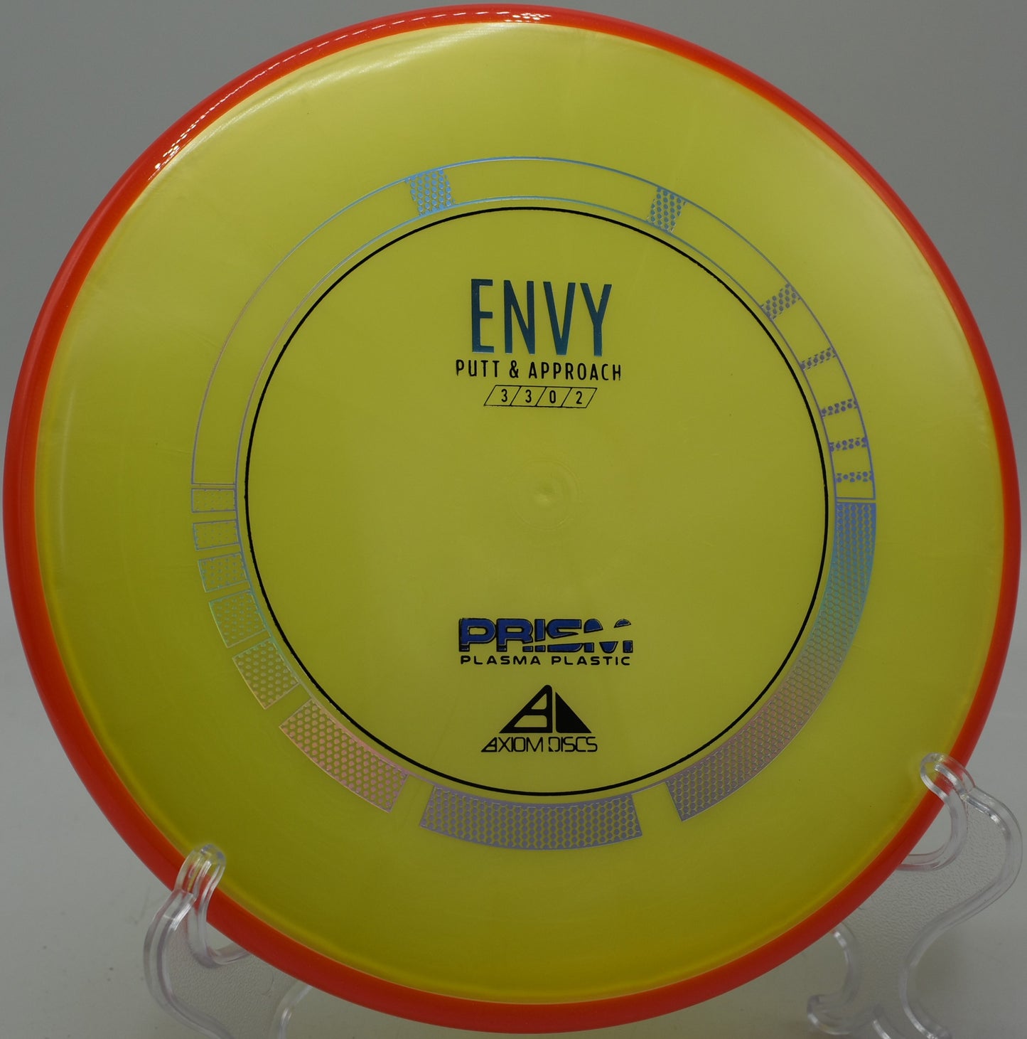 Flat release approach with a Prism Plasma Envy at Canyon Lake Disc Golf Course in Rapid City, South Dakota

