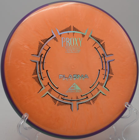 Plasma Proxy gliding through the air at Lake Lewisville Disc Golf Course in Highland Village, Texas

