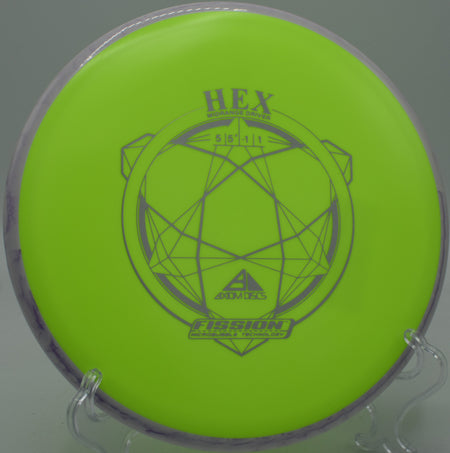 Fission Hex parked under the basket on a wooded line at Harmon Hills, TN

