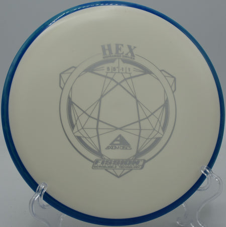 Fission Hex holding a smooth anhyzer at Flip City, MI

