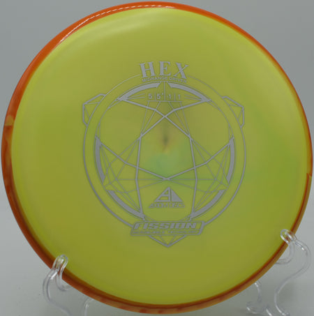 Precise midrange shot with Fission Hex fading gently at Morley Field, CA

