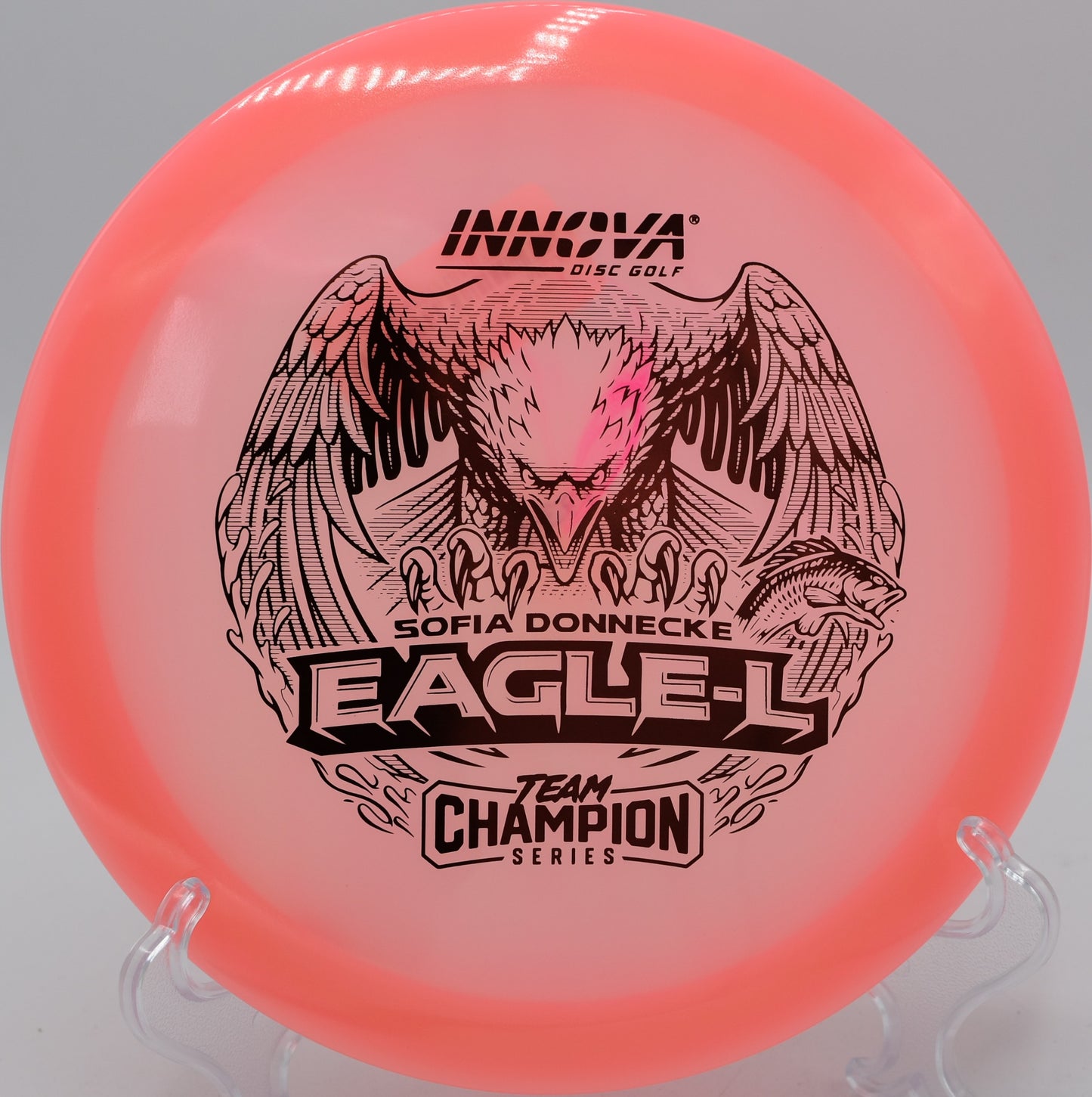 "Innova Glow Champion Eagle fairway driver, designed for controlled distance in Seattle, WA."
