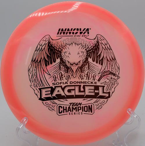 "Get the Glow Champion Eagle for turnover shots and hyzers, available in Atlanta, GA."
