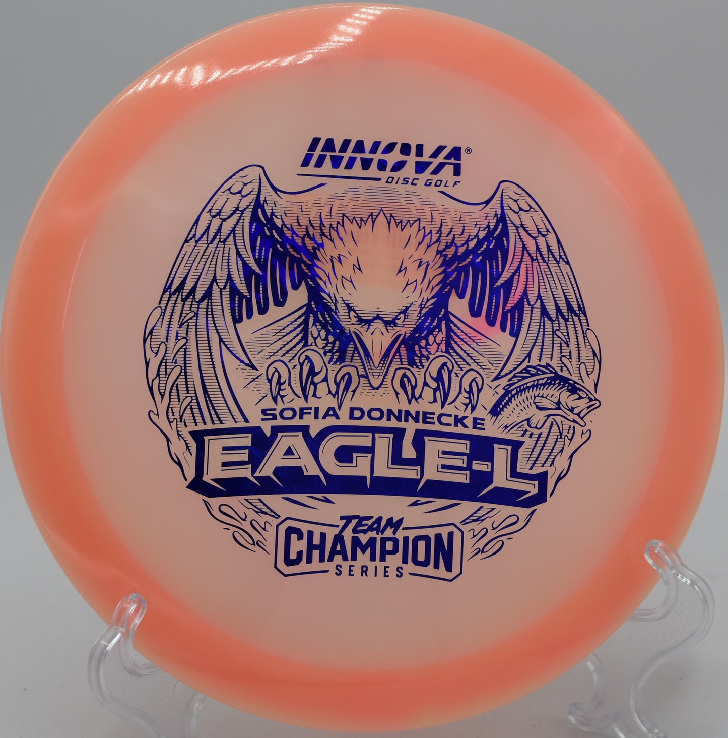 "Glow Champion Eagle by Innova, now in stock at Flexline Discs, shipping to Miami, FL."
