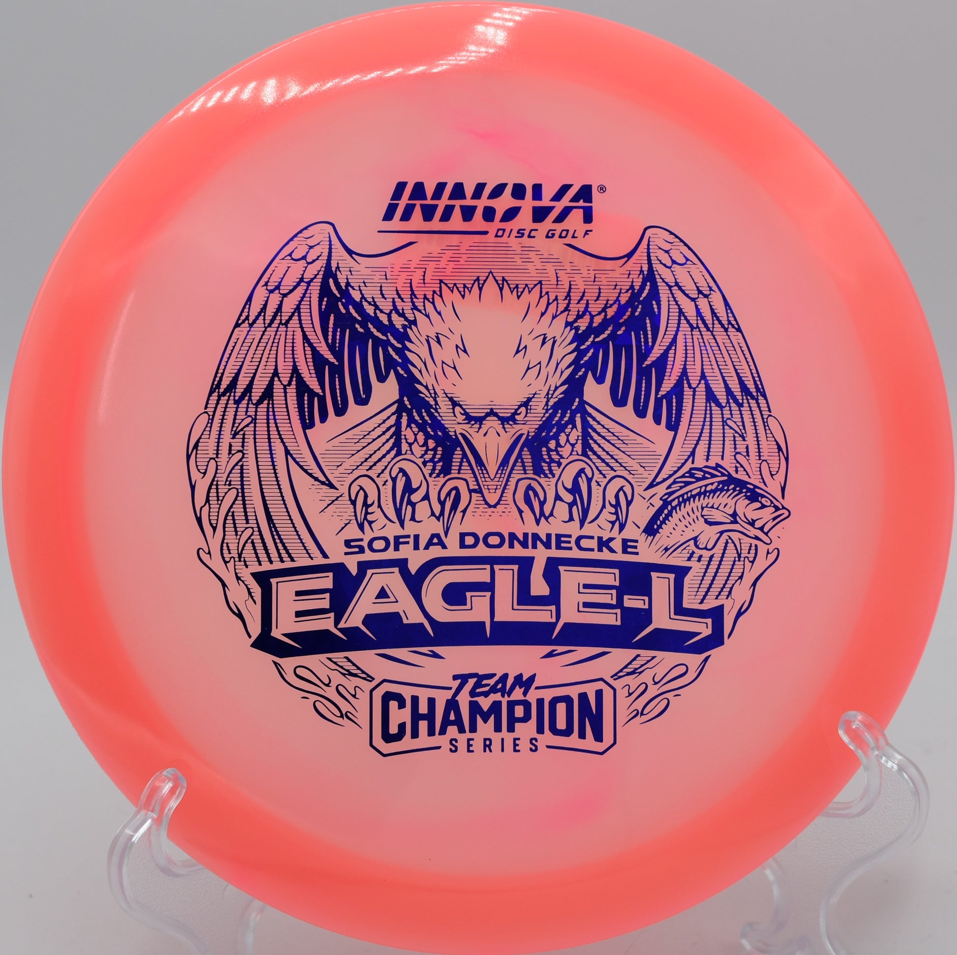 "Shop the Glow Champion Eagle, a trusted disc golf driver, available in St. Louis, MO."
