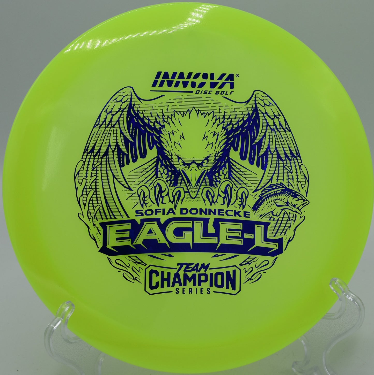 "Glow Champion Eagle disc golf driver, trusted by players in Las Vegas, NV."
