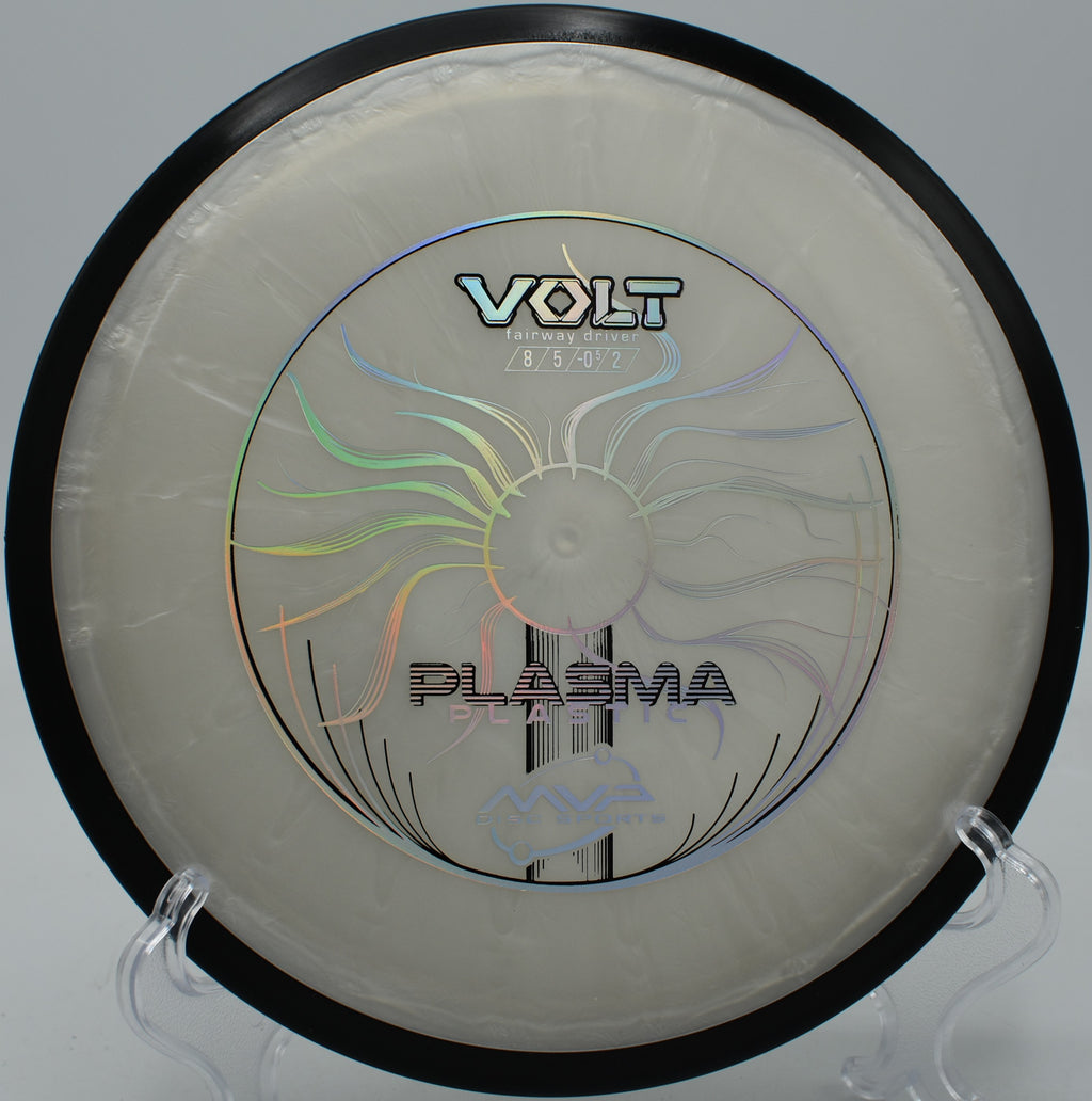 Plasma Volt shaping a laser-straight line at Patriot Disc Golf Course in Williamsburg, Virginia

