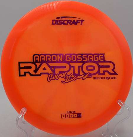 Z Swirl Raptor skipping into a hard fade zone at Persimmon Ridge DGC in Jonesboro, Arkansas.

