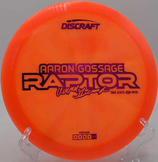 Z Swirl Raptor skipping into a hard fade zone at Persimmon Ridge DGC in Jonesboro, Arkansas.

