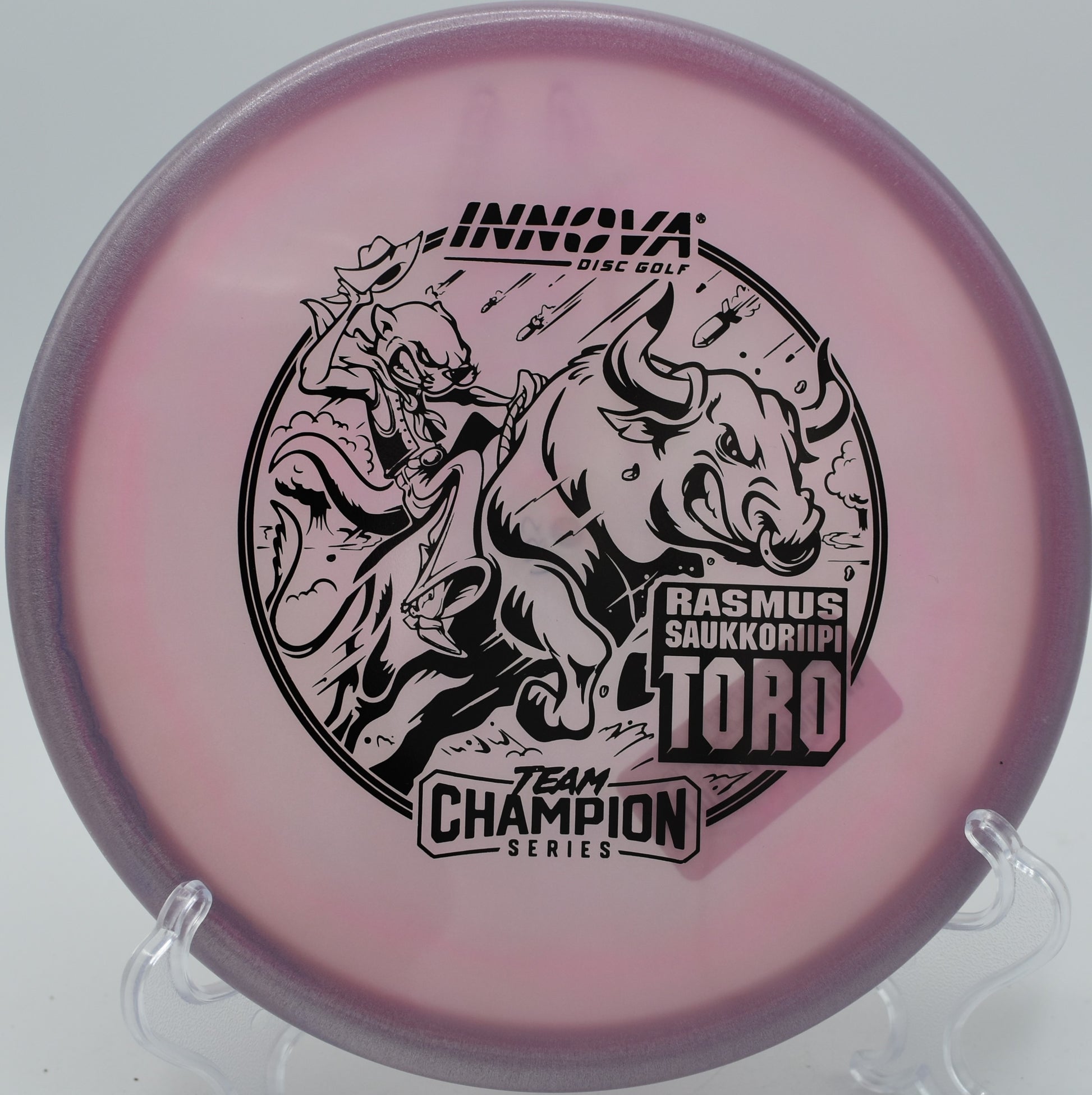 "Innova’s Proto Glow Champion Toro, built for torque resistance and consistency, now in Nashville, TN."
