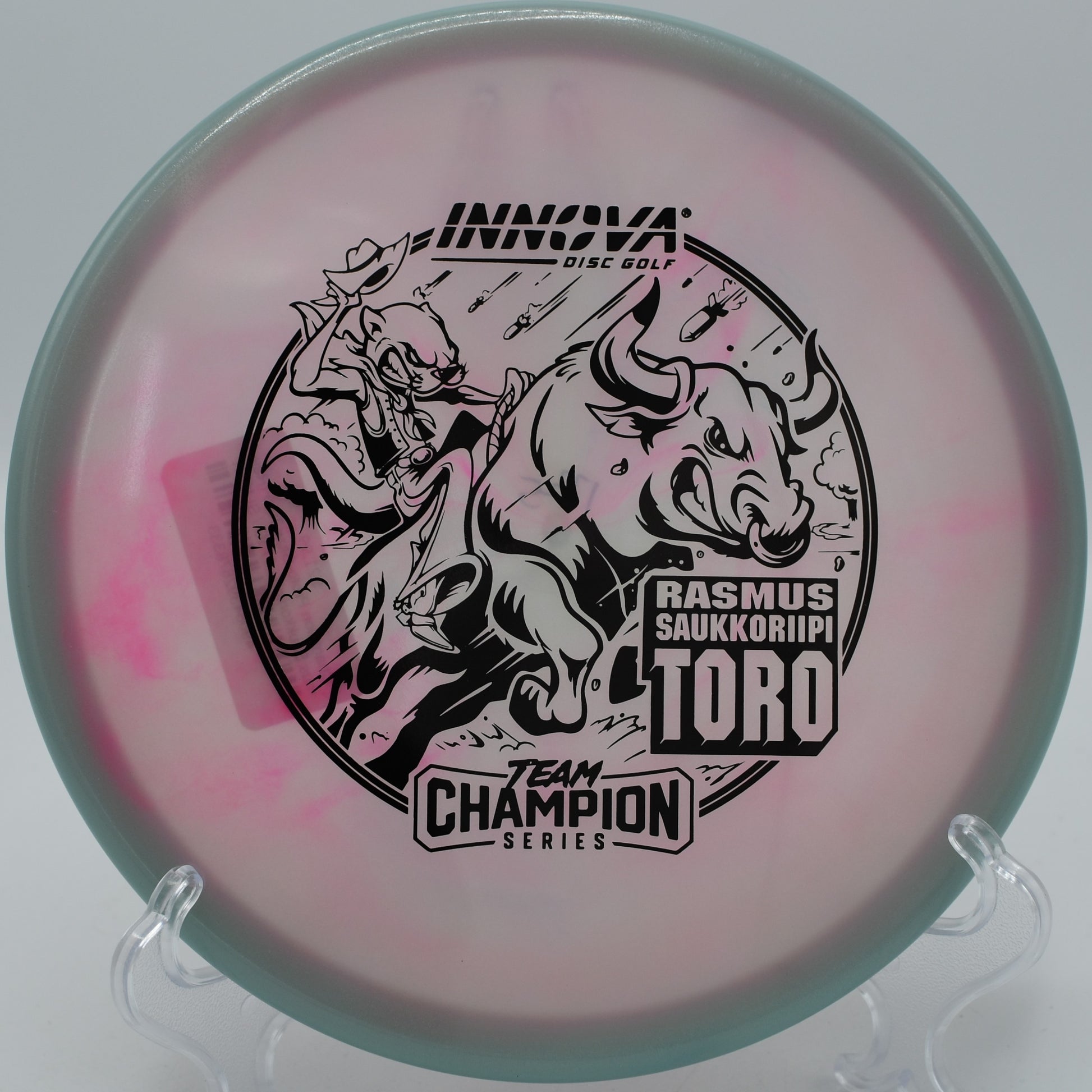 "Glow Champion Toro by Innova, designed for extreme consistency, now available in Albuquerque, NM."
