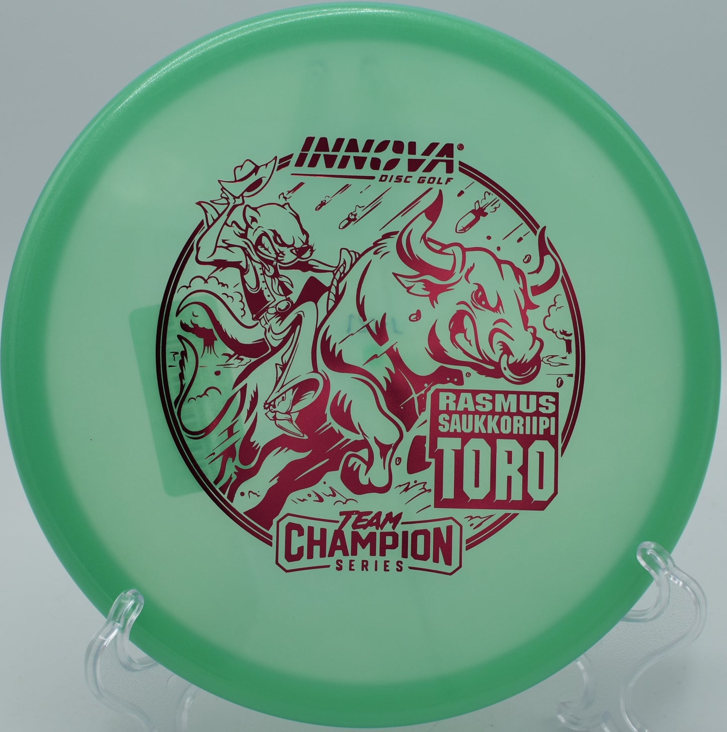 "Glow Champion Toro, the perfect midrange for windy conditions, shipping to Omaha, NE."
