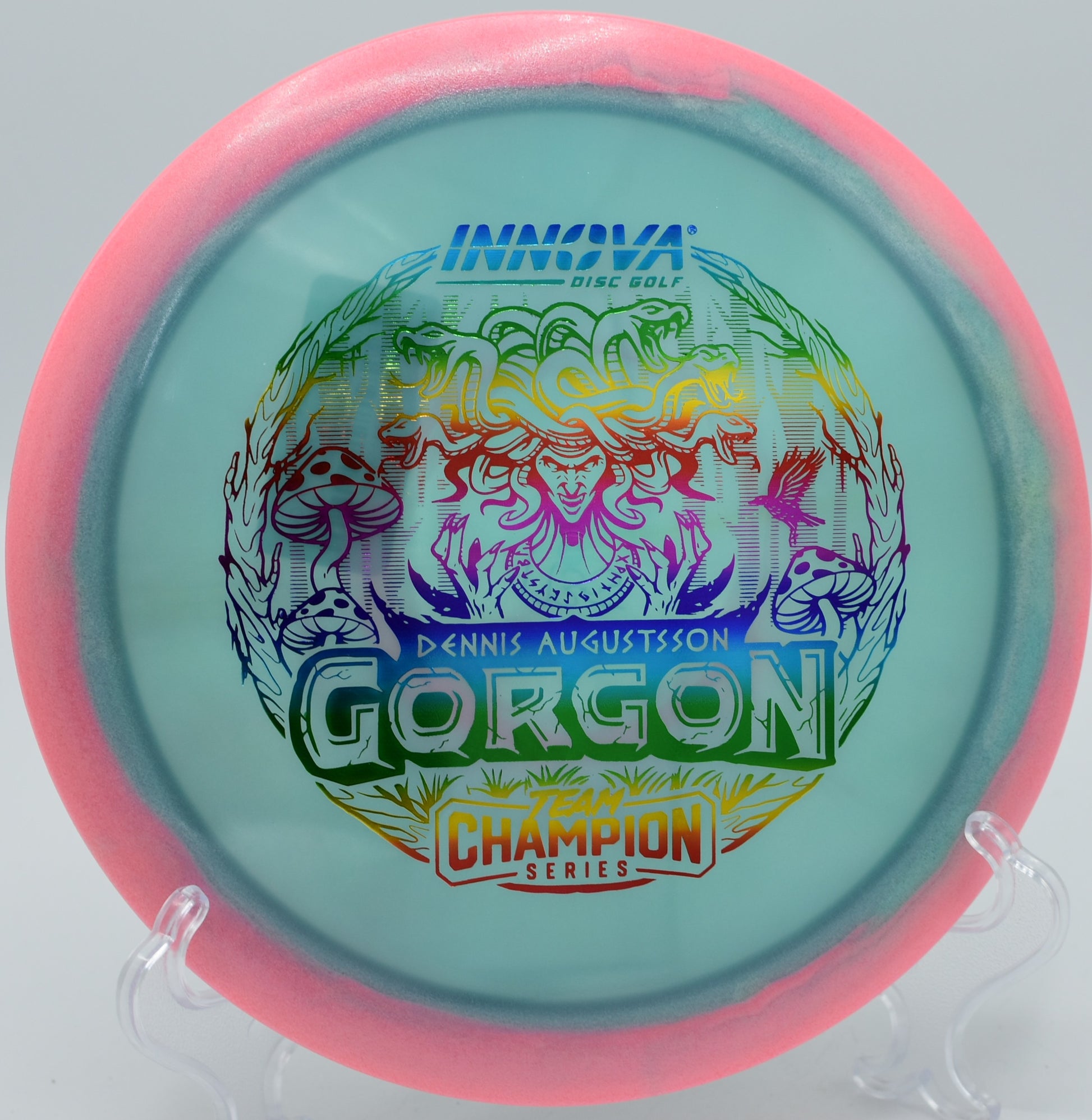 "Shop the Proto-Glow Champion Halo Gorgon at Flexline Discs, designed for effortless glide and control in Denver, CO."
