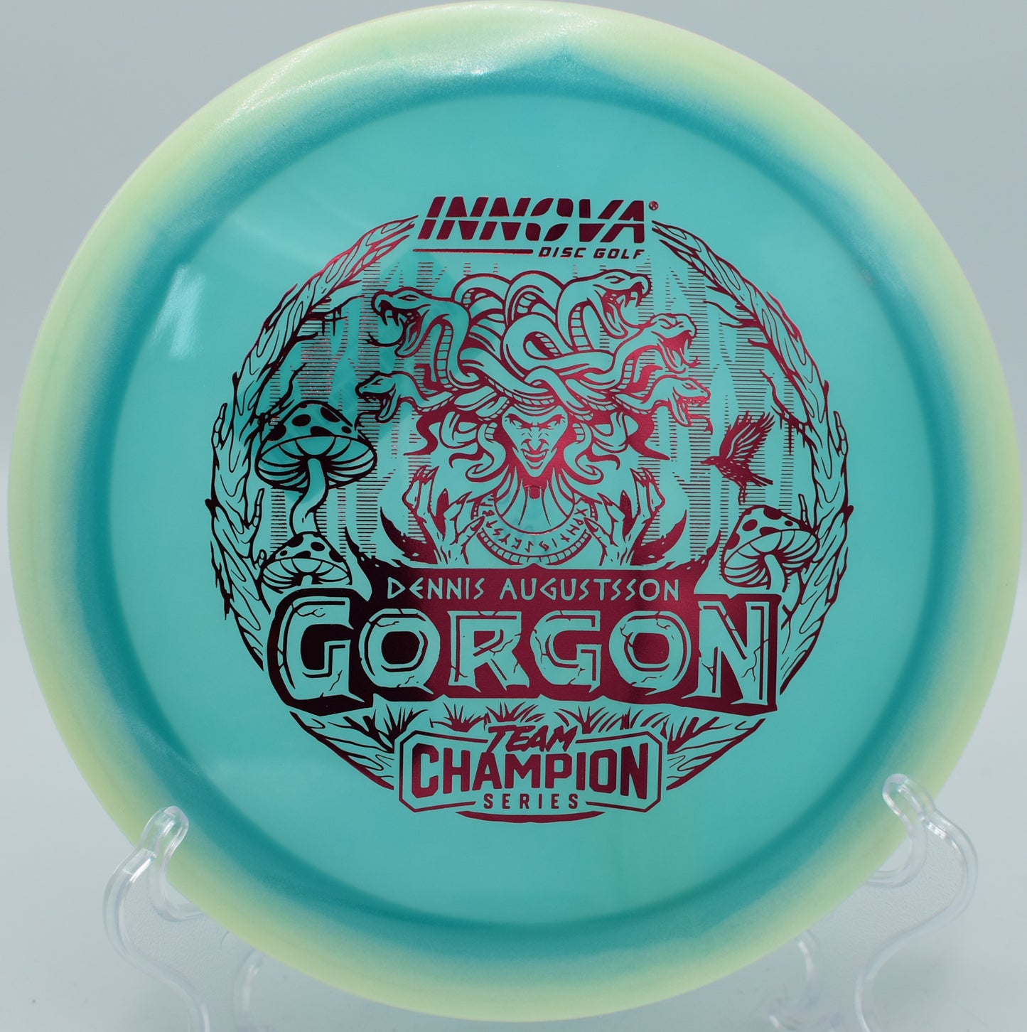 "Proto-Glow Champion Halo Gorgon, built for effortless power and precision, now shipping to Columbus, OH."
