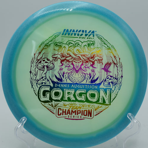 "Limited-run Proto-Glow Champion Halo Gorgon, featuring unmatched glide and accuracy, now in Salt Lake City, UT."
