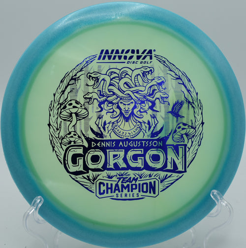 "Buy the Innova Proto-Glow Champion Halo Gorgon for powerful, accurate drives, now available in Baltimore, MD."
