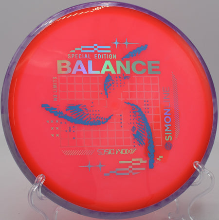 Axiom Balance released flat into a headwind at Rock Ridge Disc Golf Course in Pittsboro, North Carolina.

