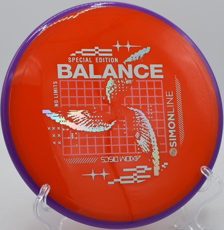 Player releasing a stable flick shot with Balance at Iron Hill DGC in Newark, Delaware.

