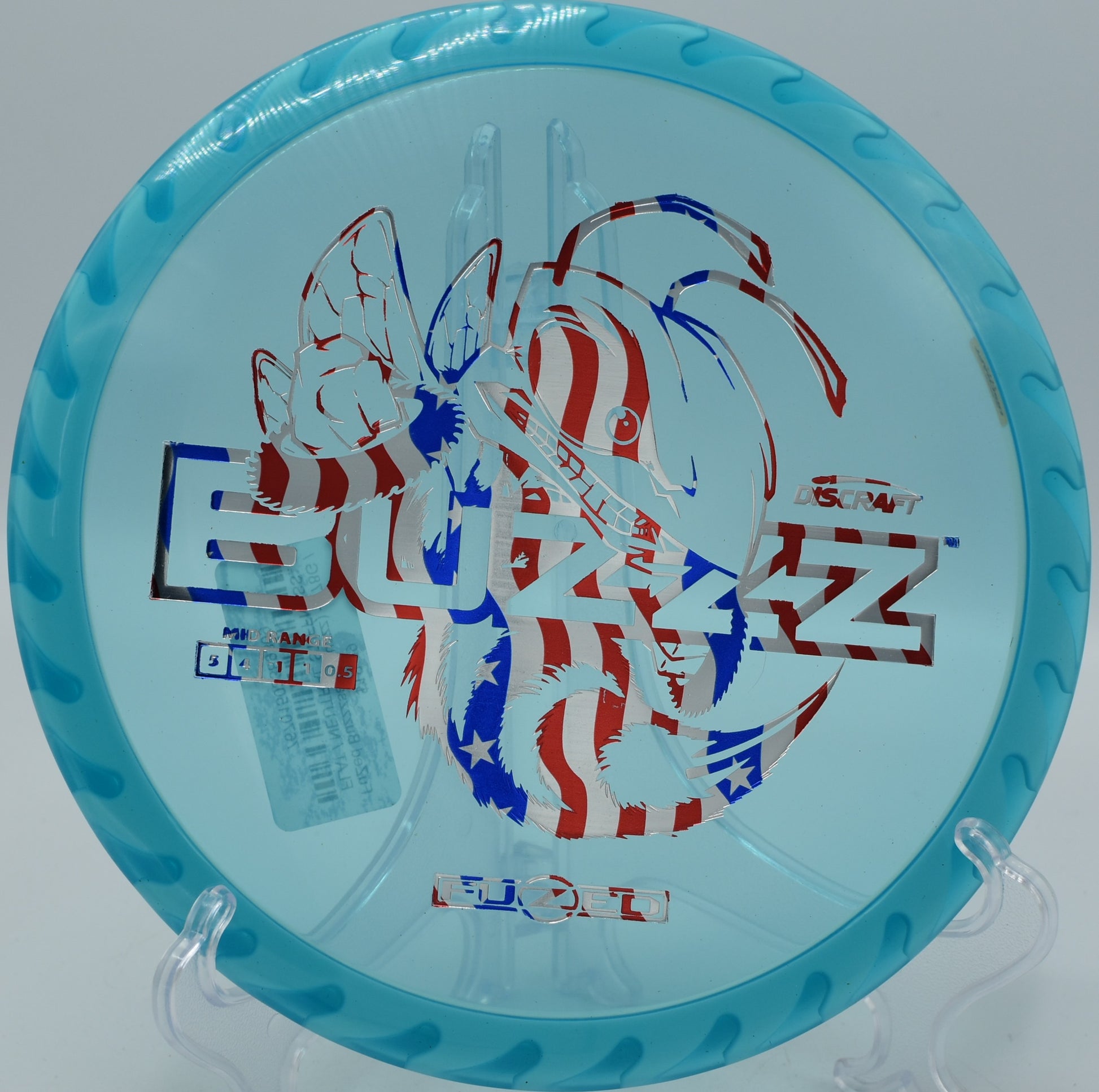 "Fuzed Buzzzsaw by Discraft, a well-balanced midrange for all conditions, shipping to Little Rock, AR."
