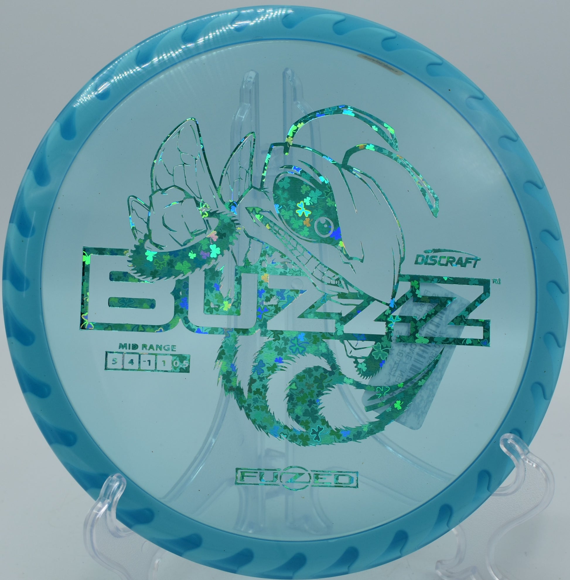 "Limited-run Discraft Fuzed Buzzzsaw, built for consistency and glide, now available at Flexline Discs."
