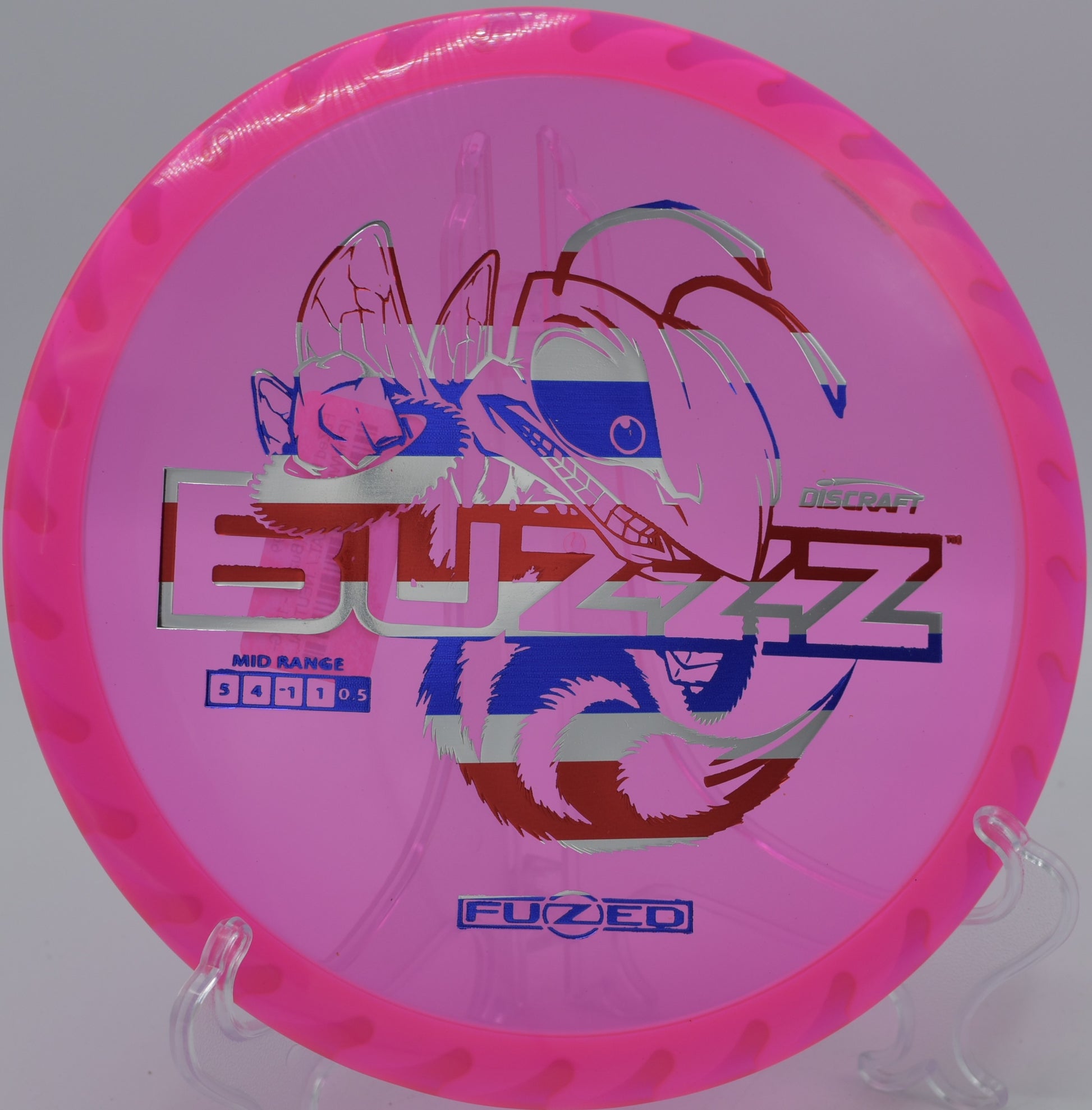 "Discraft’s Fuzed Buzzzsaw, a midrange with enhanced durability and torque resistance, now available in Des Moines, IA."
