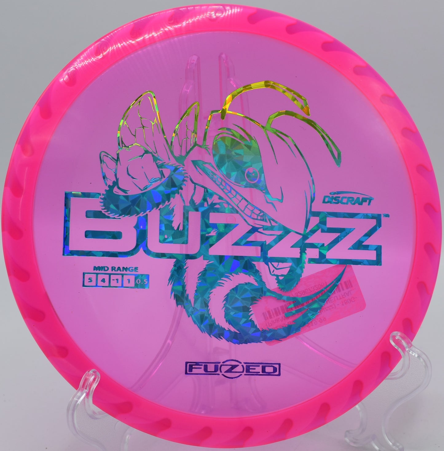 "Discraft’s Fuzed Buzzzsaw, designed for smooth flights and reliable finishes, now available in Rochester, NY."
