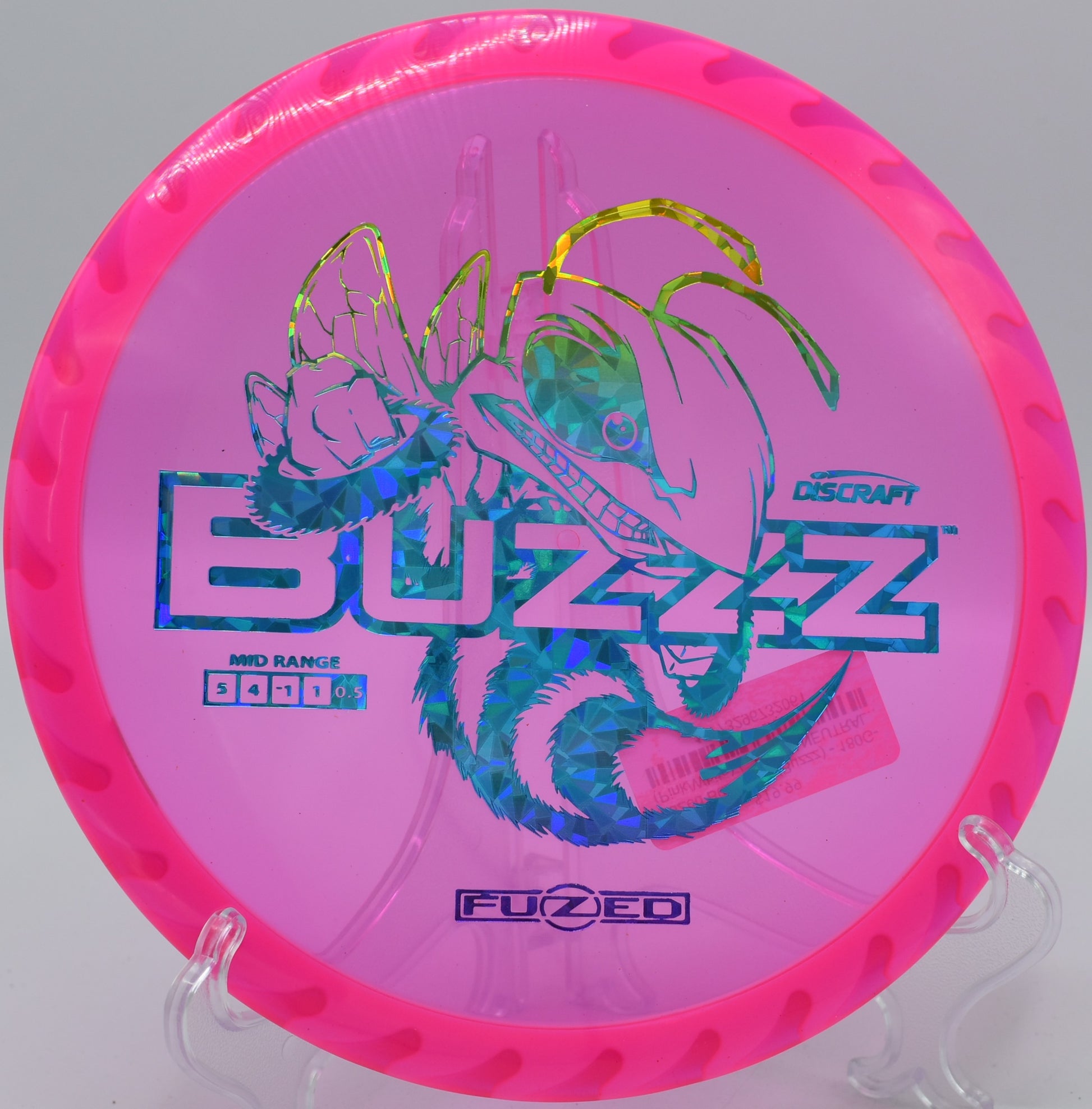 "Discraft’s Fuzed Buzzzsaw, designed for smooth flights and reliable finishes, now available in Rochester, NY."
