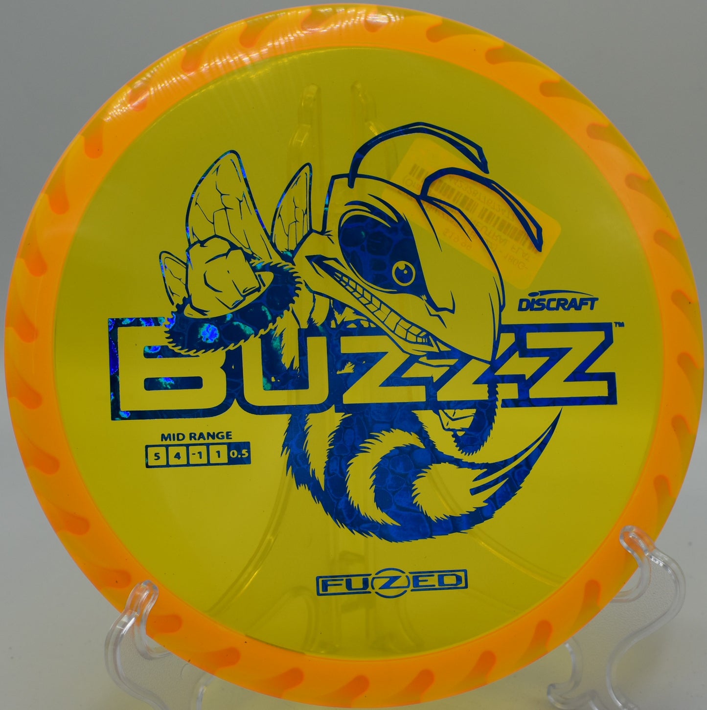 "Shop the Fuzed Buzzzsaw at Flexline Discs, a stable midrange perfect for smooth releases, now in Lexington, KY."
