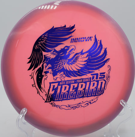 Sexton Firebird glowing during a twilight round at The Fort in Ogden, Utah.

