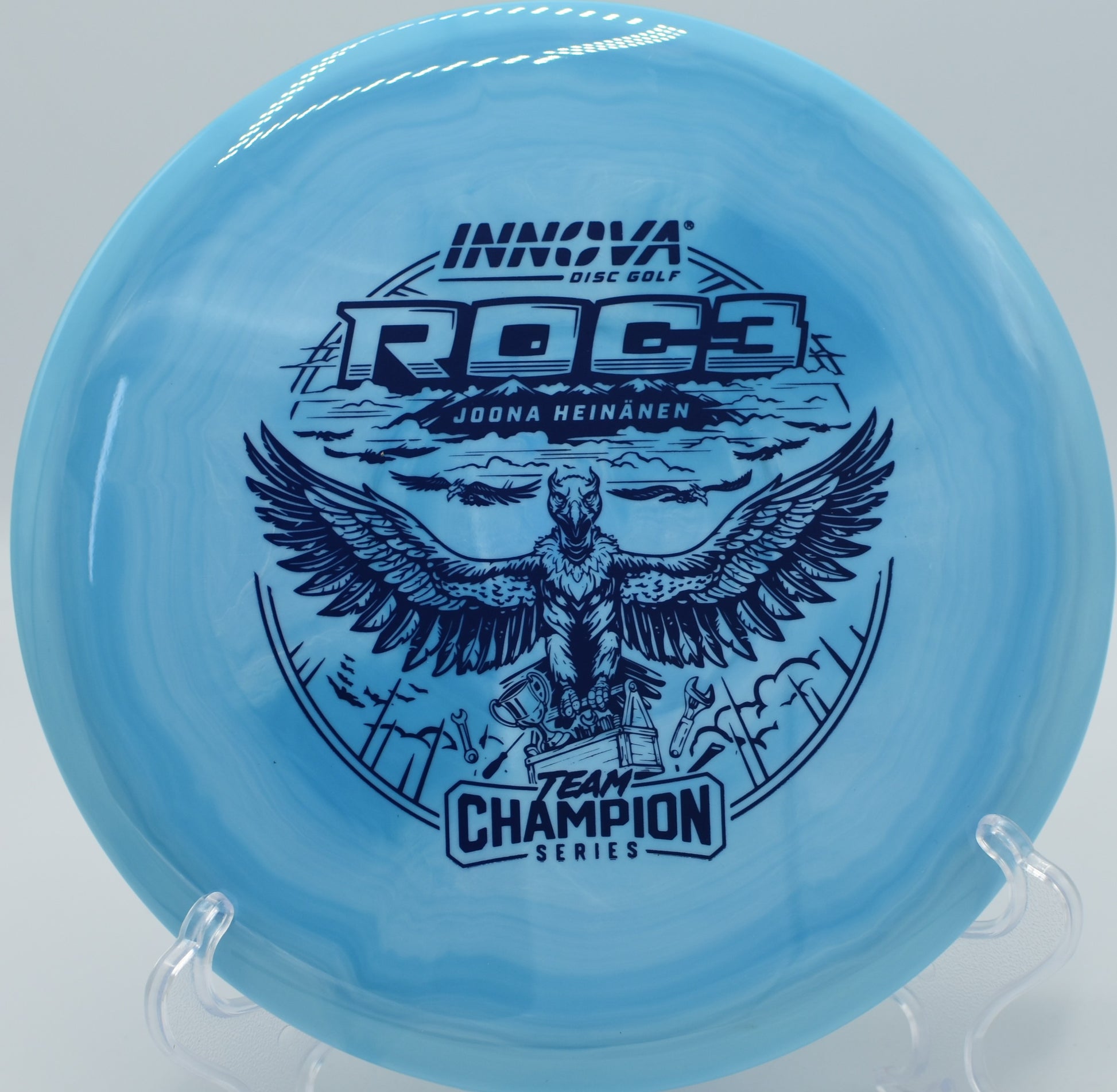 "Star Roc3 midrange, trusted by disc golfers for consistent stability, now in Columbus, OH."
