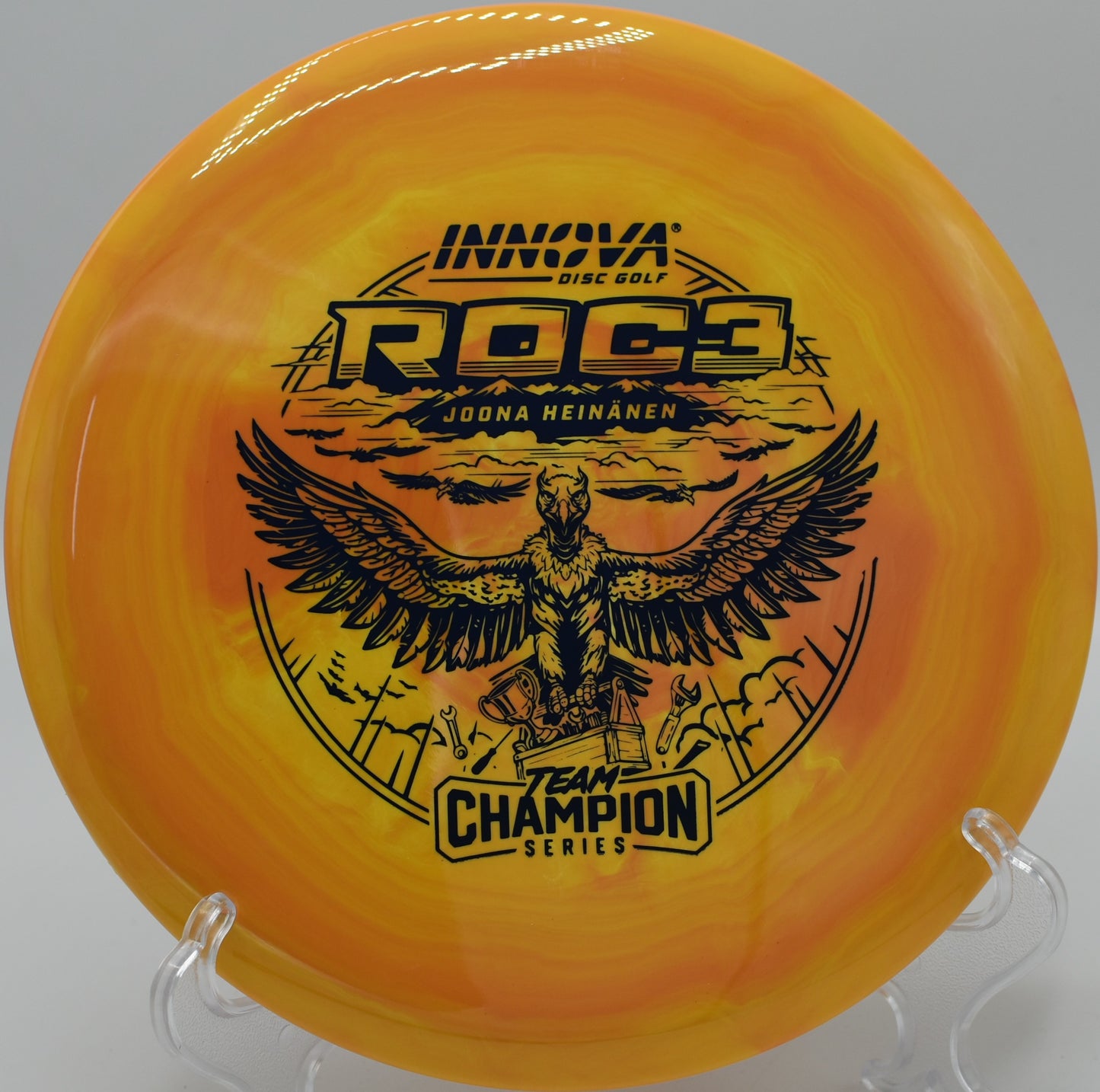 "Innova Star Roc3, an advanced disc for precise midrange throws, available in Seattle, WA."
