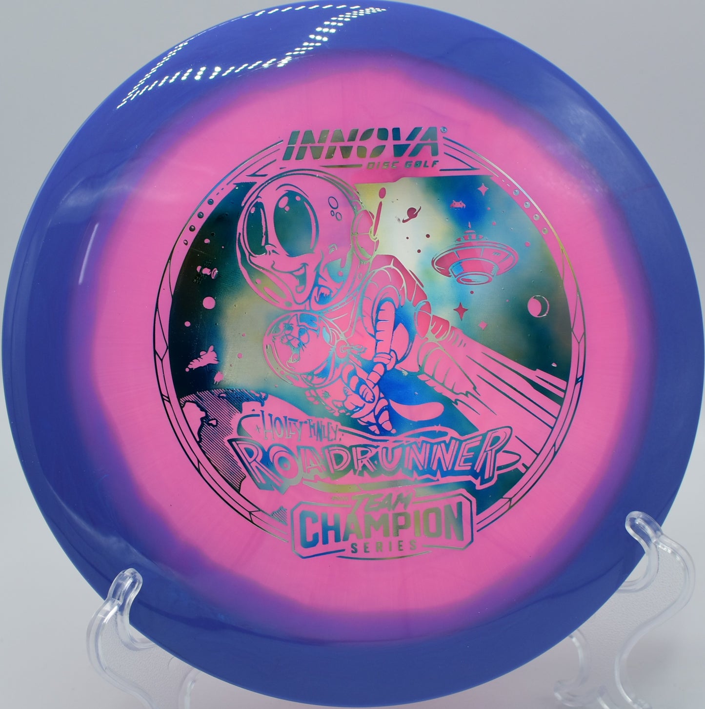 "Innova Halo Champion Roadrunner, designed for effortless distance, now shipping to Richmond, VA."
