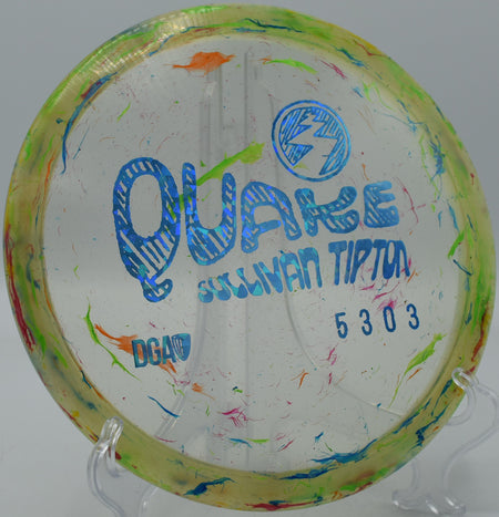 Granite DGA Quake smashing into a headwind at Glenwood Springs DGC in Colorado.

