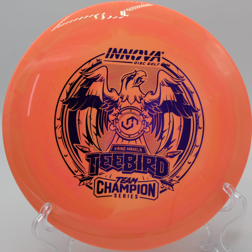 "Innova Star TeeBird, a smooth-flying disc for straight fairway drives, shipping to Madison, WI."
