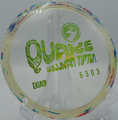 Granite Quake controlling a flex forehand through tight woods at Swope Park in Missouri.

